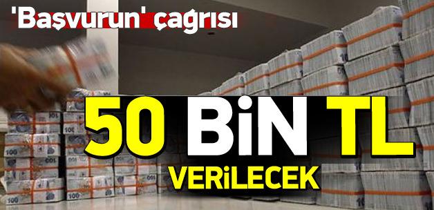 Bakan'dan "50 bin lira hibe" için çağrı
