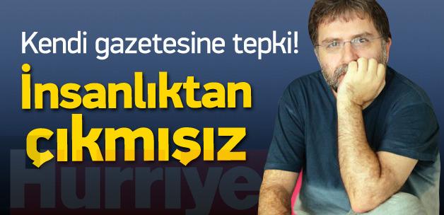 Ahmet Hakan Hürriyet'i eleştirdi