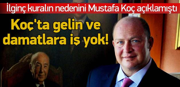 Koç aile şirketindeki ilginç kural!