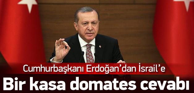 Erdoğan’ın ‘bir kasa domates’ cevabı