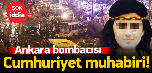 Canlı bomba Cumhuriyet muhabiri çıktı iddiası