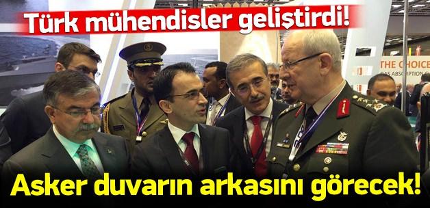 Türk mühendislerden duvarın arkasını gören radar!