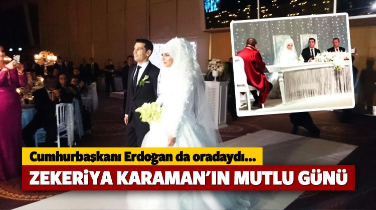 Zekeriya Karaman'ın mutlu günü