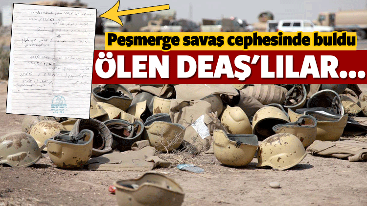 Ölen DEAŞ'lılar hakkında çarpıcı iddia!