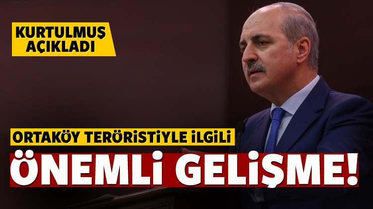 Kurtulmuş'tan teröristle ilgili önemli açıklama!