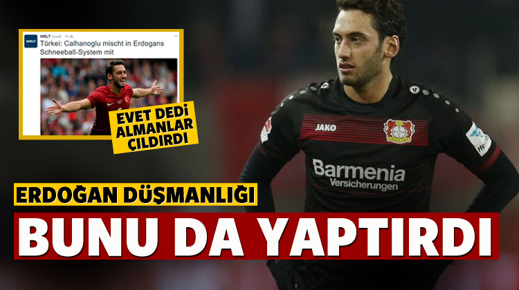 Çalhanoğlu 'evet' dedi, Almanlar çıldırdı