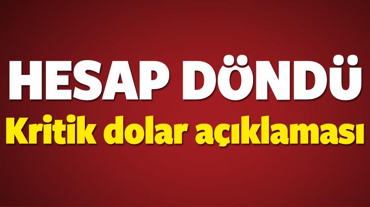 Zeybekçi'den kritik dolar açıklaması