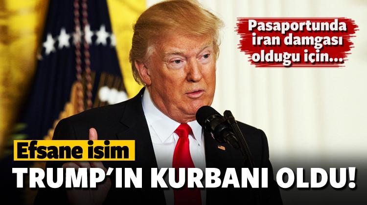 Efsane isim Donald Trump'ın kurbanı oldu!