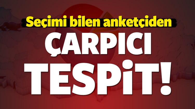 Seçimi bilen anketçiden kararsız yorumu!