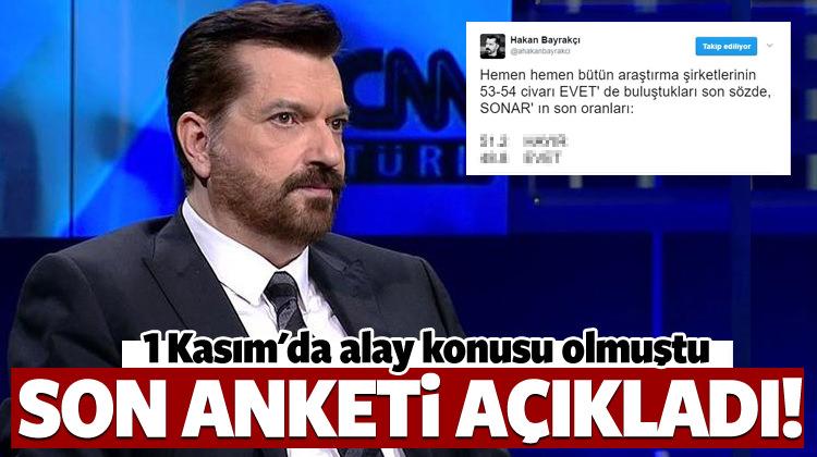 SONAR'ın son anketi dalga konusu oldu!