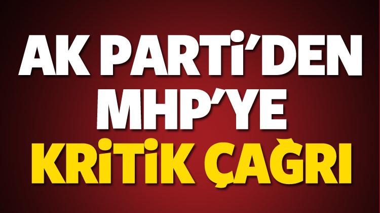 AK Parti'den içtüzük için MHP'ye çağrı