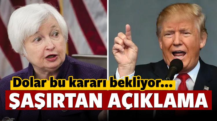 Trump'tan FED ve Yellen açıklaması