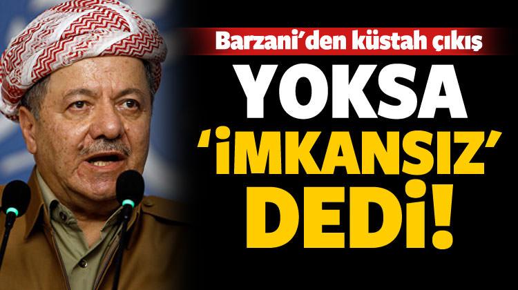 Barzani: Referandumu ancak bu şekilde erteleriz