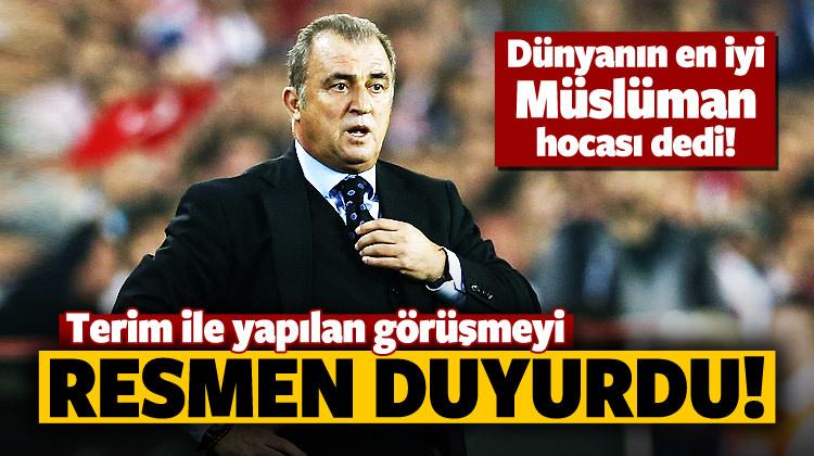 Terim ile görüştüklerini resmen duyurdu!