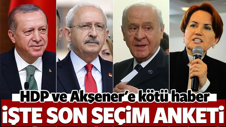 Son seçim anketinden sürpriz sonuçlar