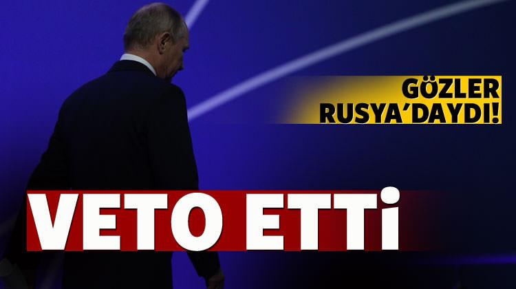 Rusya baskılara rağmen veto etti