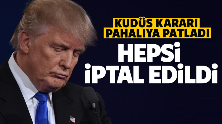 Kudüs kararı İsrail'e pahalıya patladı!