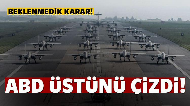 ABD'den sürpriz karar! Üstünü çizdi!