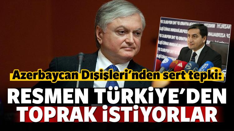 Azerbaycan: Türkiye'den resmen toprak istiyorlar!