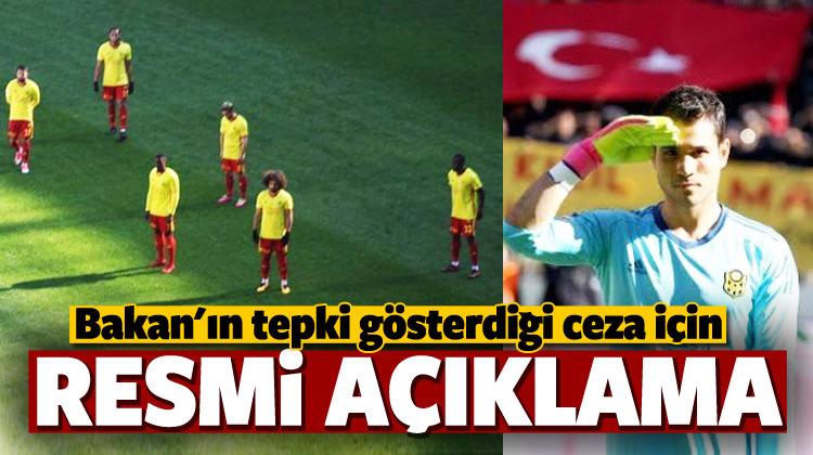 Bakan'ın tepki gösterdiği ceza için resmi açıklama