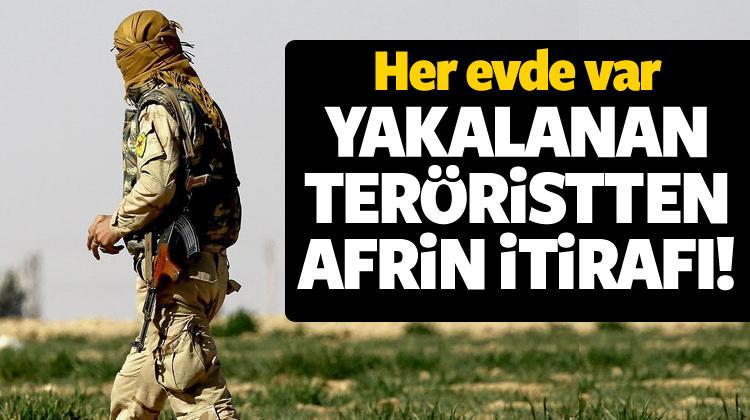 Yakalanan teröristten Afrin itirafı! Her evde var GÜNCEL Haberleri