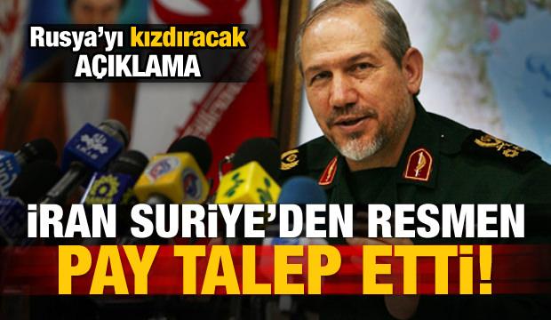 İran'dan flaş Suriye açıklaması! Pay istediler