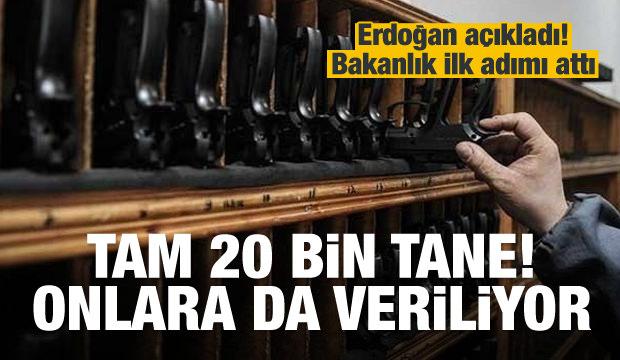 20 bin hakim ve savcıya yerli silah