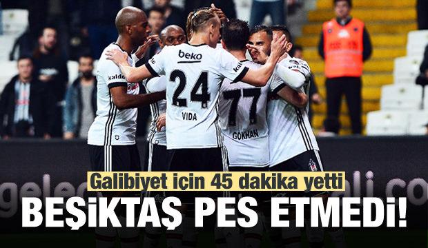 Beşiktaş evinde pes etmedi!
