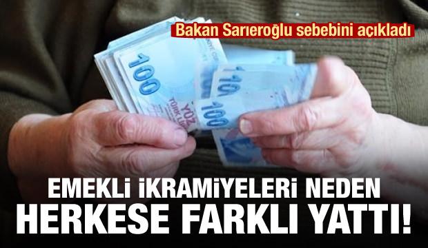 Bakan'dan emekli ikramiyesi açıklaması