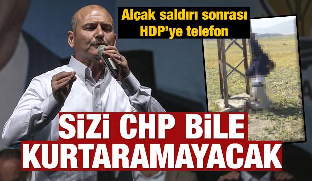 Soylu'dan PKK saldırısı sonrası HDP'ye telefon