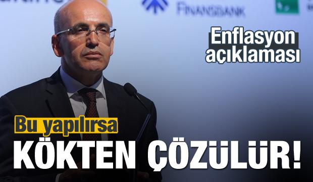 Mehmet Şimşek'ten enflasyon açıklaması
