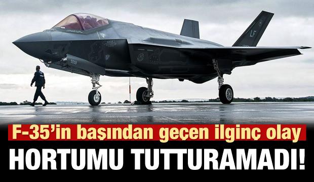 İlginç olay! F-35 pilotu hortumu tutturamadı
