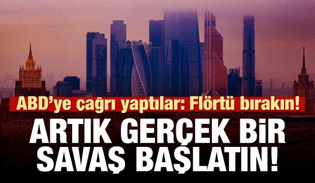 ABD'ye çağrı yaptı: Artık gerçek bir savaş başlat!