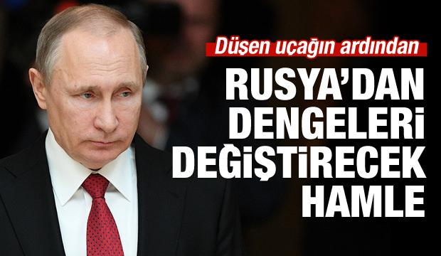 Düşen uçağın ardından Rusya'dan kritik hamle!