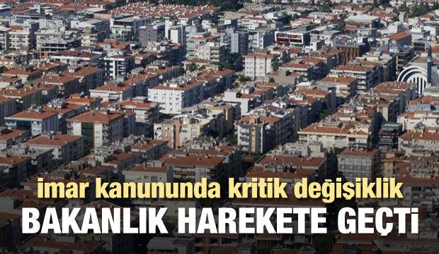 İmar kanununda kritik değişiklik