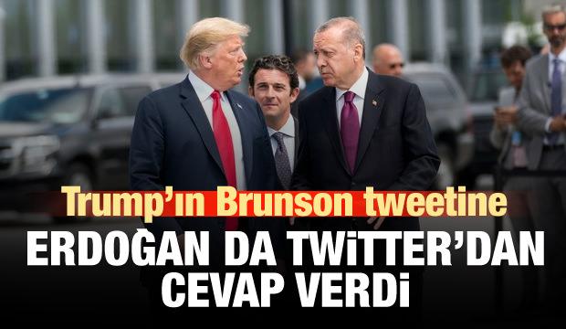 Başkan Erdoğan'dan Trump'a cevap!