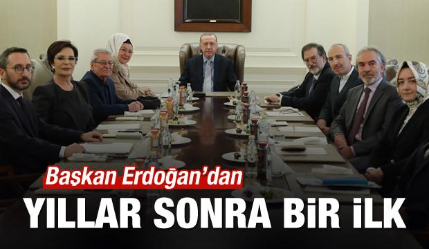 Başkan Erdoğan'dan yıllar sonra bir ilk!