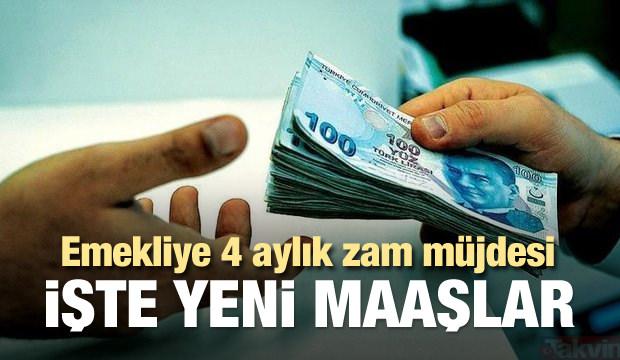 Emekliye 4 aylık zam müjdesi!