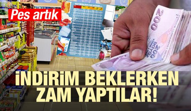 Vatandaş indirim beklerken zam yaptılar!