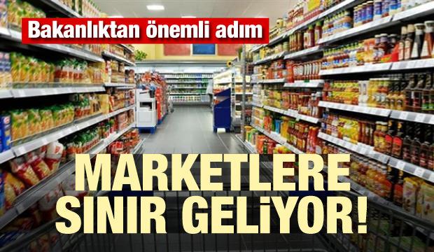 Marketlere sınır geliyor!