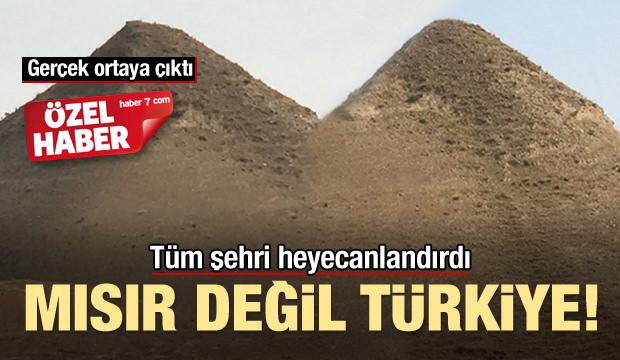 Türkiye'yi heyecanlandıran piramitler...