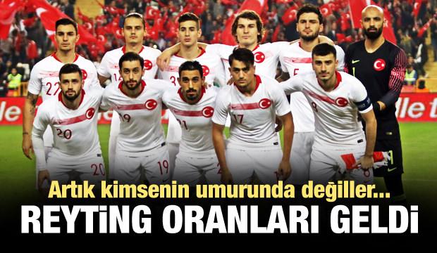 Reytingler geldi! Milli Takım'ın hali içler acısı