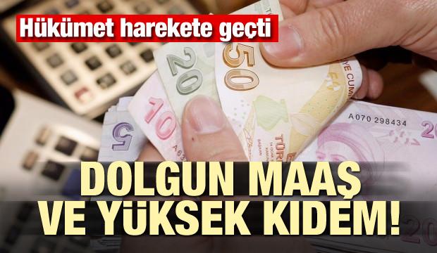 Hükümet harekete geçti! Dolgun maaş ve yüksek kıdem