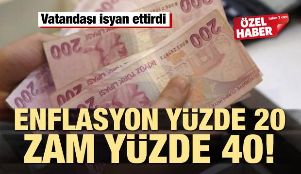 Ücreti 2100 TL'yi geçti! Enflasyon yüzde 20, zam yüzde 40