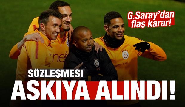 G.Saray'da flaş gelişme! Sözleşmesi askıya alındı