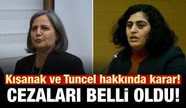 Mahkemeden Gültan Kışanak ve Sebahat Tuncel kararı!