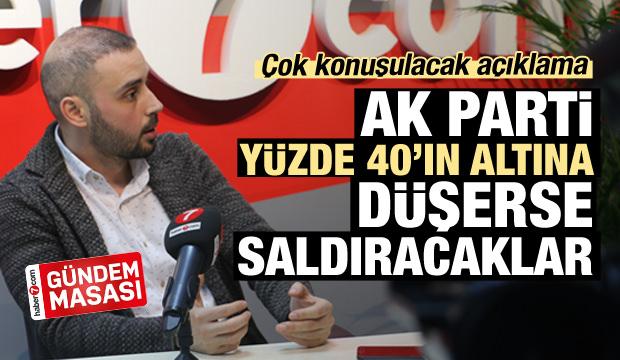 Selman Ogut Ak Parti Yuzde 40 In Altina Duserse Saldiracaklar Siyaset Haberleri