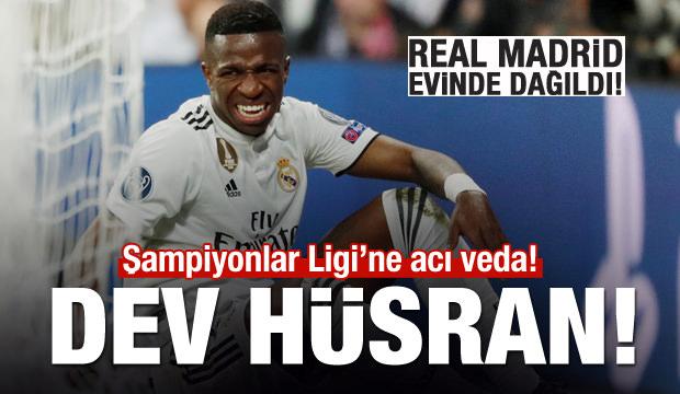 Real Madrid evinde fark yedi, Devler Ligi'ne veda etti