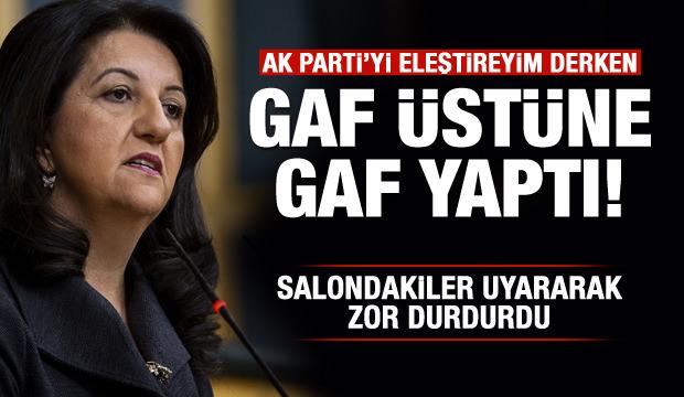 Pervin Buldan gaf üstüne gaf yaptı