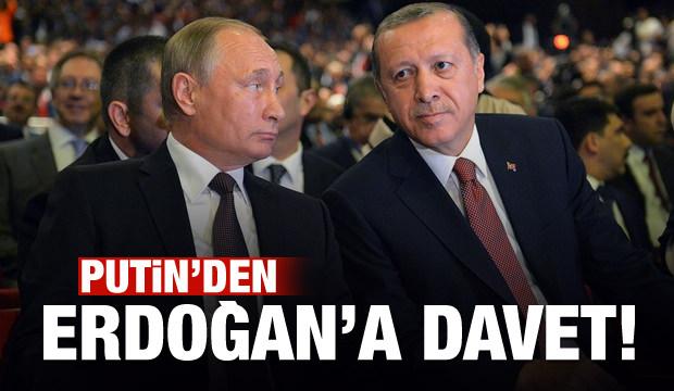 Putin'den Erdoğan'a davet!